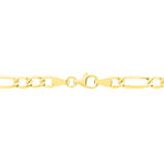 Collier Or Jaune Maille Altern&eacute;e 1/3 - Chaines Homme | Histoire d&rsquo;Or