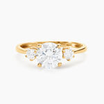 Bague Or Jaune Kesari Oxyde De Zirconium - Bagues solitaires Femme | Histoire d&rsquo;Or