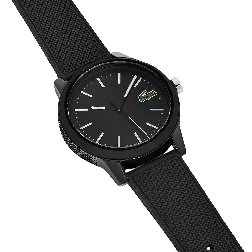 Montre Lacoste 12.12 Noir - Montres Homme | Histoire d’Or