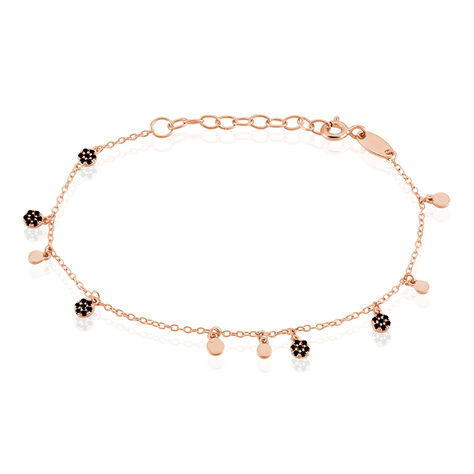 Bracelet Fares Argent Rose Spinelle - Bracelets Femme | Histoire d’Or