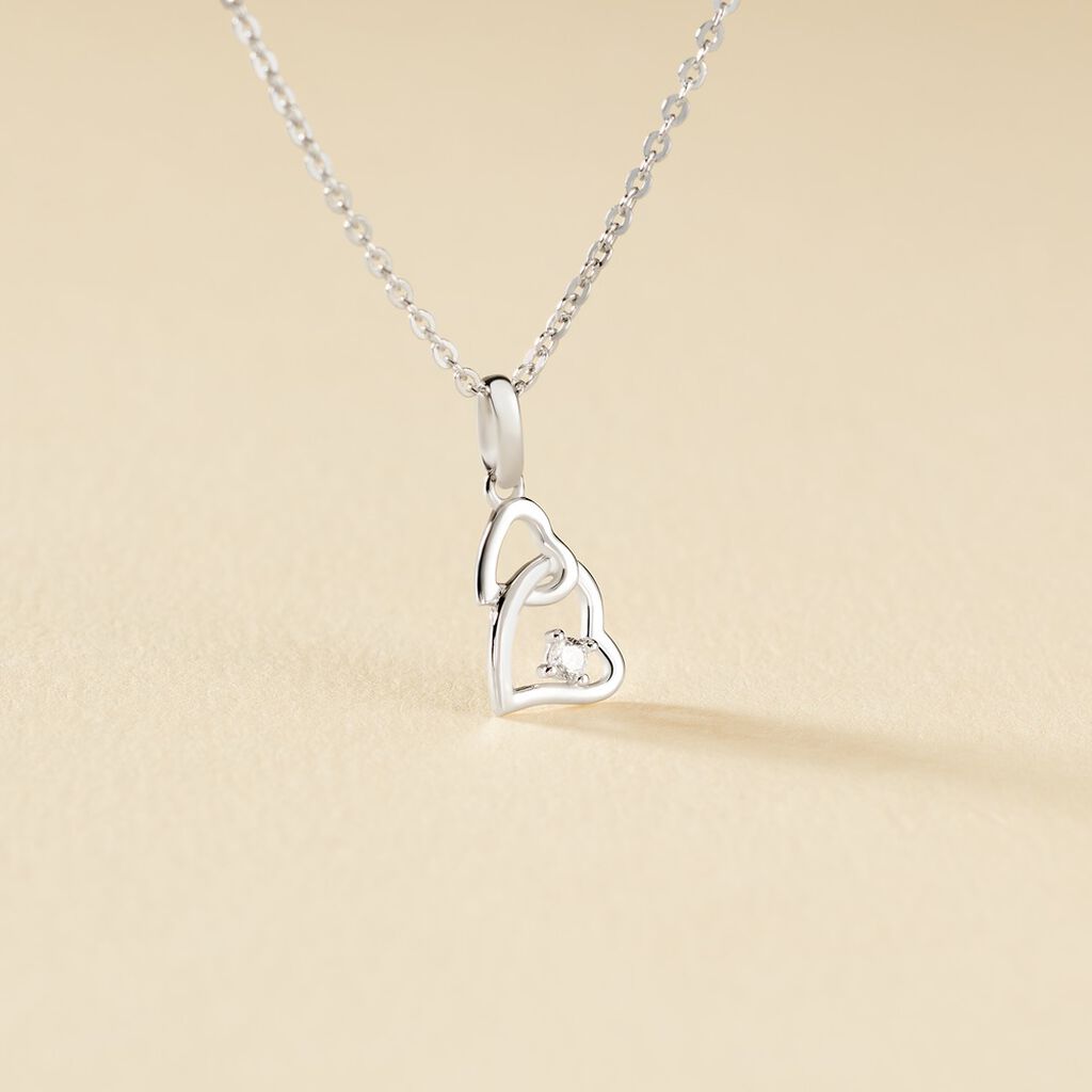 Collier Roma Argent Blanc Oxyde De Zirconium - F&ecirc;te des m&egrave;res Femme | Histoire d&rsquo;Or