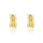 Cr&eacute;oles Savania Or Jaune - Boucles d'oreilles cr&eacute;oles Femme | Histoire d&rsquo;Or