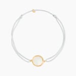 Bracelet Lucky Gems Or Jaune Nacre - Bracelets cordon Femme | Histoire d&rsquo;Or