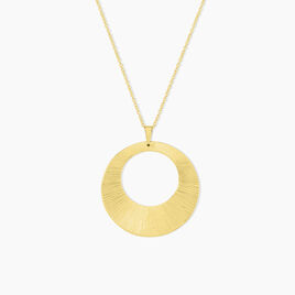 Collier Sautoir Acier Doré Rohan - Colliers fantaisie Femme | Histoire d’Or