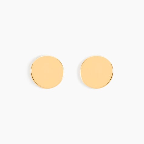 Boucles D'oreilles Puces Genovera Or Jaune - Clous d'oreilles Femme | Histoire d&rsquo;Or