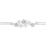 Bracelet Midnight Flower Argent Blanc Oxyde De Zirconium - Bracelets Femme | Histoire d&rsquo;Or