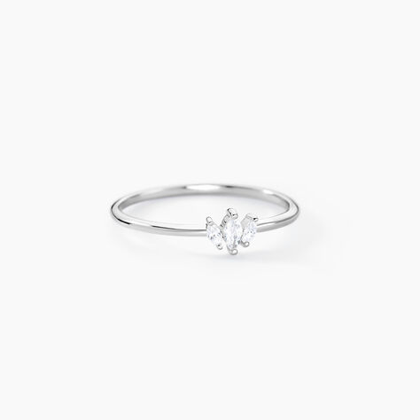 Bague Duchesse Argent Blanc Oxyde De Zirconium - Bagues avec pierre Femme | Histoire d’Or