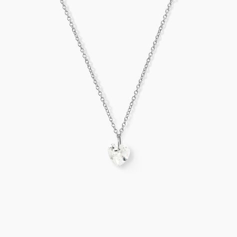 Collier Argent Sopher Oxyde De Zirconium - Colliers fantaisie Femme | Histoire d’Or