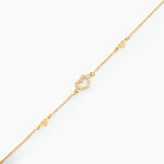 Bracelet Oleanne Or Jaune Oxyde De Zirconium - F&ecirc;te des m&egrave;res Femme | Histoire d&rsquo;Or