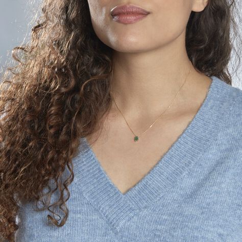 Collier Ovale Or Jaune Emeraude - Colliers Femme | Histoire d’Or