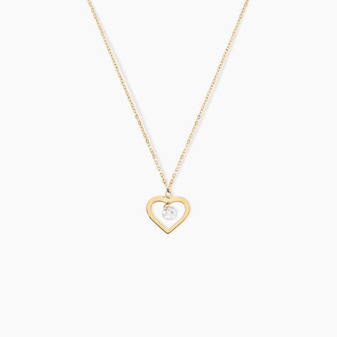Collier Or Jaune Maximiliane Oxyde De Zirconium - Colliers Femme | Histoire d’Or