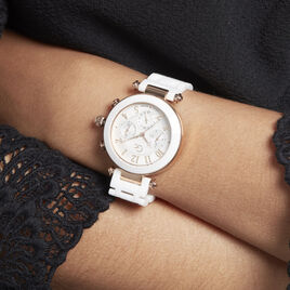 Montre Gc Primechic Blanc Sunray - Montres Femme | Histoire d’Or