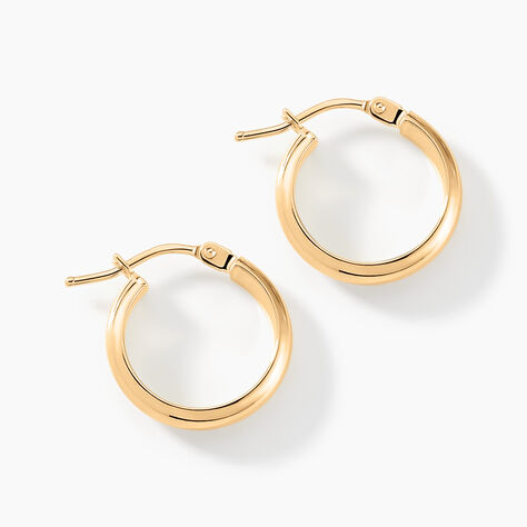 Créoles Shalana Or Jaune - Boucles d'oreilles créoles Femme | Histoire d’Or