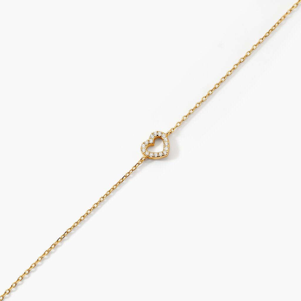 Bracelet Phanie Argent Jaune Oxyde De Zirconium - Nouveautés Femme | Histoire d’Or