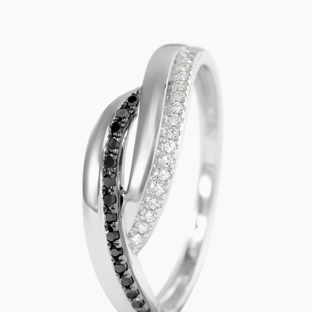 Bague Melinda Or Blanc Diamant - Bagues avec pierre Femme | Histoire d&rsquo;Or