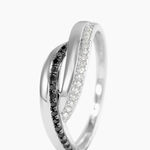 Bague Melinda Or Blanc Diamant - Bagues avec pierre Femme | Histoire d&rsquo;Or