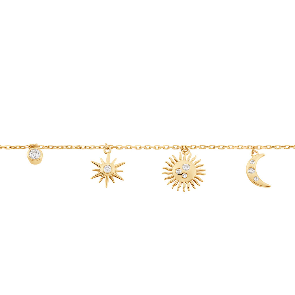 Bracelet Cassiopee Plaqué Or Jaune Oxyde De Zirconium - Bracelets Femme | Histoire d’Or
