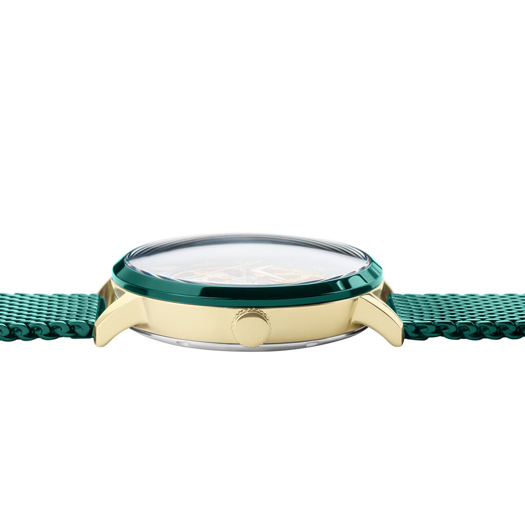 Montre Pierre Lannier Lannier Automatique 42 Vert - Montres m&eacute;caniques Homme | Histoire d&rsquo;Or