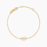 Bracelet Waouh Plaqu&eacute; Or Jaune Oxyde De Zirconium - Bracelets Femme | Histoire d&rsquo;Or