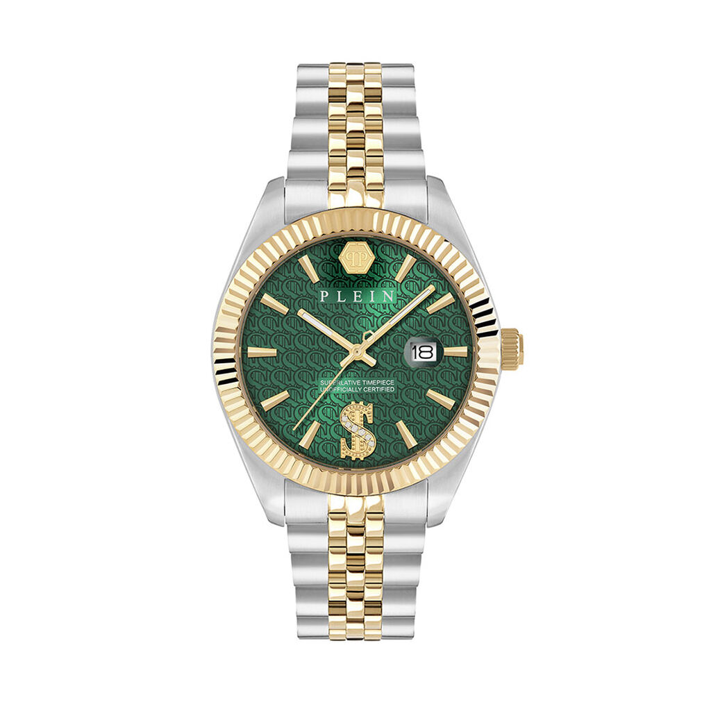 Montre Philipp Plein Date Superlative Vert - Montres Homme | Histoire d&rsquo;Or