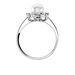 Bague Argent Blanc Cheri Perle De Culture Oxydes De Zirconium - Bagues avec pierre Femme | Histoire d’Or
