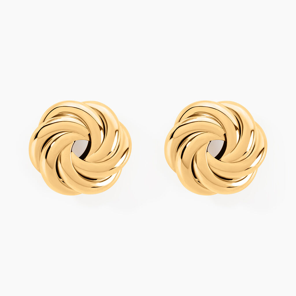 Boucles D'Oreilles Puces Gilad Or Jaune - Clous d'oreilles Femme | Histoire d&rsquo;Or