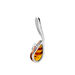 Pendentif Argent Blanc Melusine Ambre - Pendentifs Femme | Histoire d’Or
