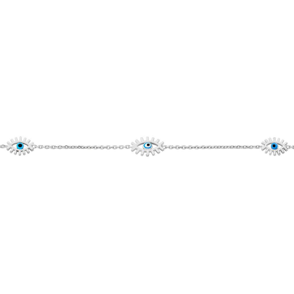Bracelet Parad'eyes Argent Blanc - Bracelets Femme | Histoire d’Or