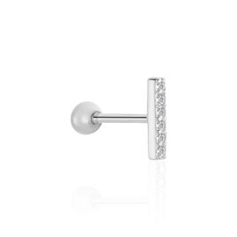 Piercing D'oreilles Argent Percival Oxydes De Zirconium - Boucles d'oreilles fantaisie Femme | Histoire d’Or