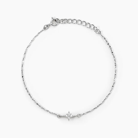 Bracelet Astre Precieux Argent Blanc Oxyde De Zirconium - Bracelets Femme | Histoire d&rsquo;Or