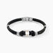 Bracelet Irenee Acier Blanc - Bracelets cordon Homme | Histoire d’Or