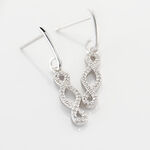 Boucles D'oreilles Pendantes Carla Argent Blanc Oxyde De Zirconium - Boucles d'oreilles fantaisie Femme | Histoire d&rsquo;Or