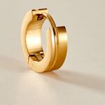 Cr&eacute;ole Unitaire Acier Jaune Jair - Boucles d'oreilles cr&eacute;oles Homme | Histoire d&rsquo;Or