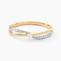 Bague Selene Or Bicolore Diamant