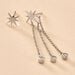 Boucles D'oreilles Pendantes Clarence Argent Blanc Oxyde De Zirconium - Boucles d'oreilles fantaisie Femme | Histoire d’Or