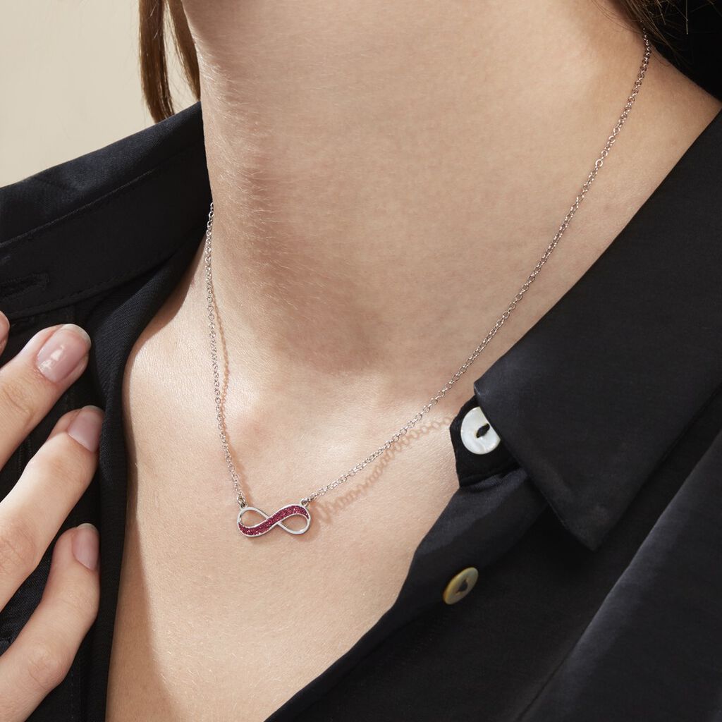 Collier Leevi Argent Blanc - Colliers fantaisie Femme | Histoire d’Or