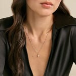Collier Polka Argent Jaune Email Bleu Oxyde De Zirconium - Colliers fantaisie Femme | Histoire d&rsquo;Or