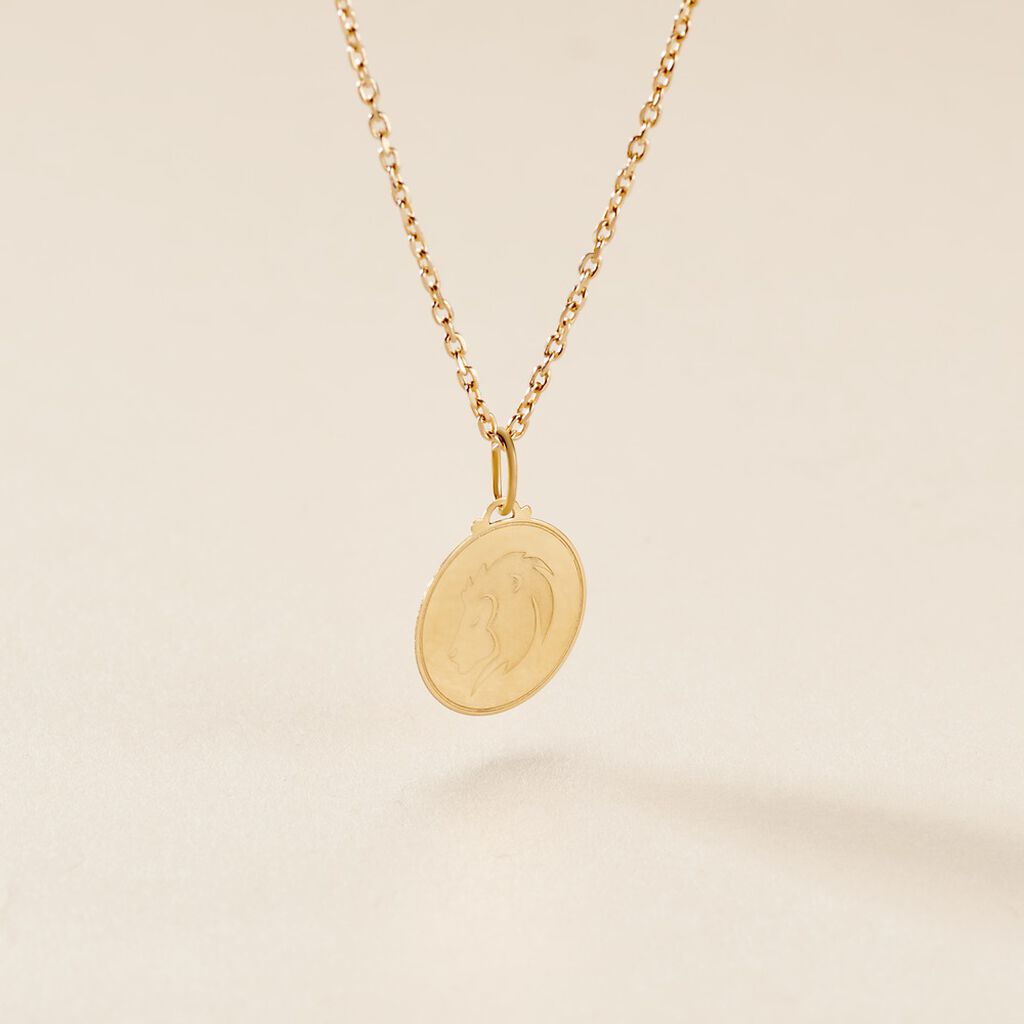 Pendentif Lamie Zodiaque Or Jaune - Pendentifs Zodiaque Unisex | Histoire d&rsquo;Or