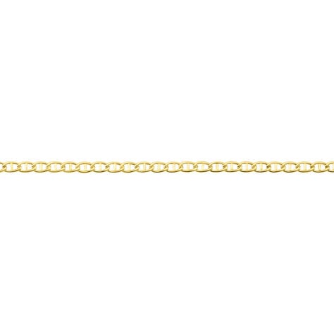 Collier Capucin Or Jaune Maille Marine Plate - Chaines Homme | Histoire d’Or