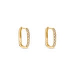 Cr&eacute;oles Domingo Plaqu&eacute; Or Jaune Oxyde De Zirconium - Boucles d'oreilles cr&eacute;oles Femme | Histoire d&rsquo;Or