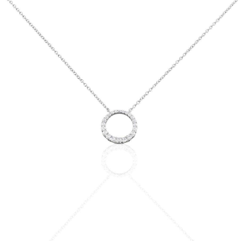 Collier Elaïs Argent Blanc Oxyde De Zirconium - Colliers fantaisie Femme | Histoire d’Or