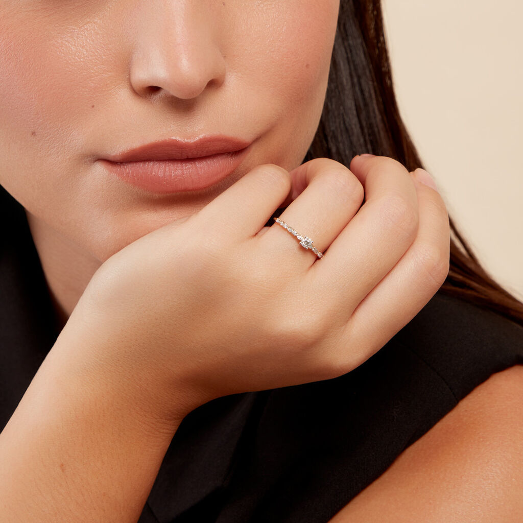 Bague Les Inseparables Or Jaune Diamant - Bagues solitaires Femme | Histoire d’Or