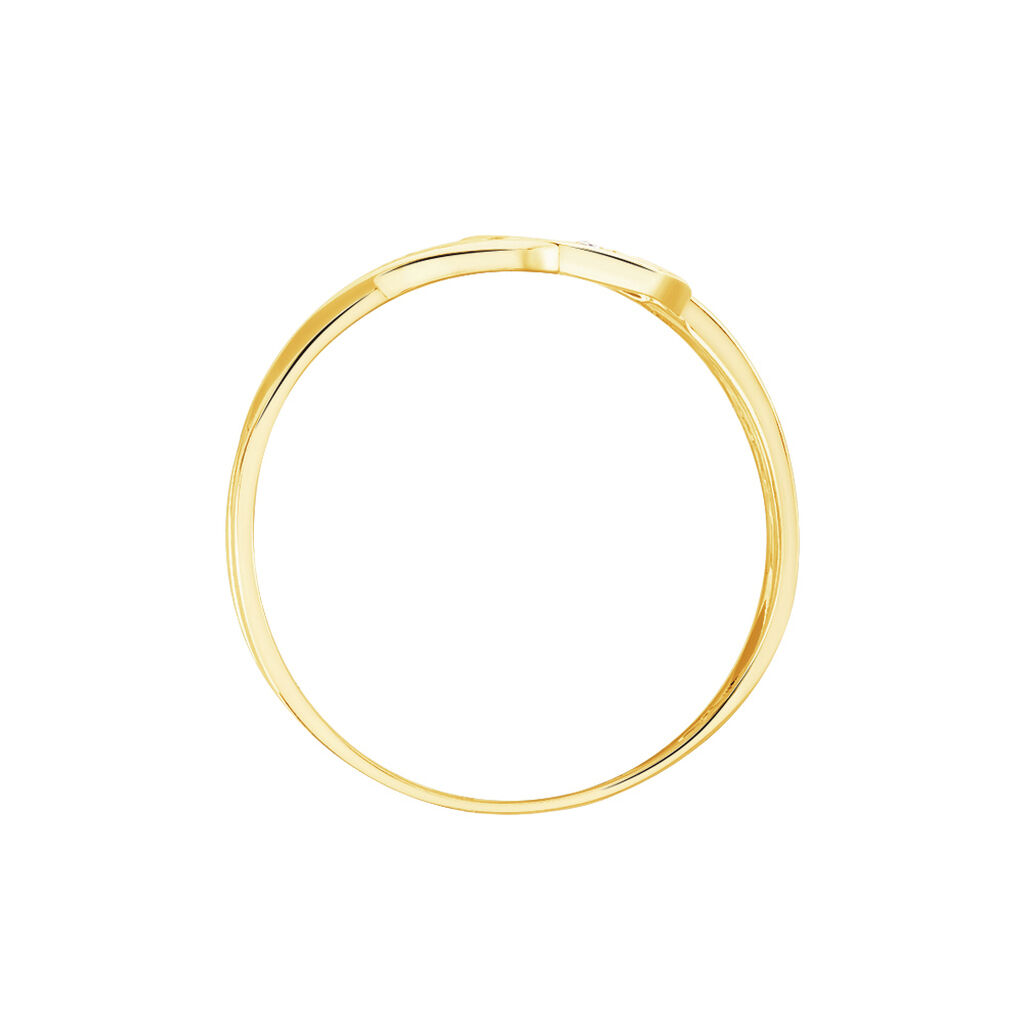 Bague Ainhoa Or Jaune Diamant -  Femme | Histoire d’Or