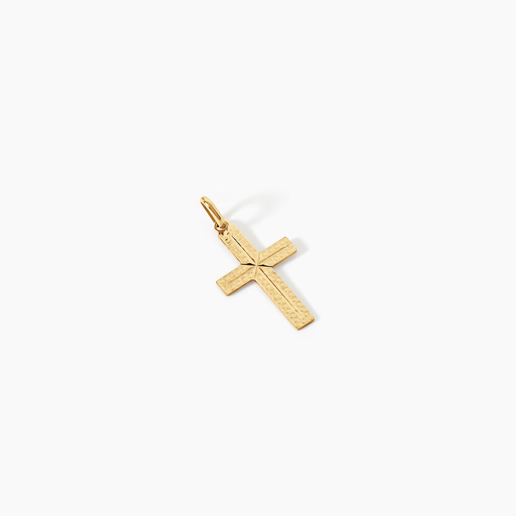 Pendentif Crawford Argent Dor&eacute; A L'Or 750/1000 - Pendentifs Communion Femme | Histoire d&rsquo;Or