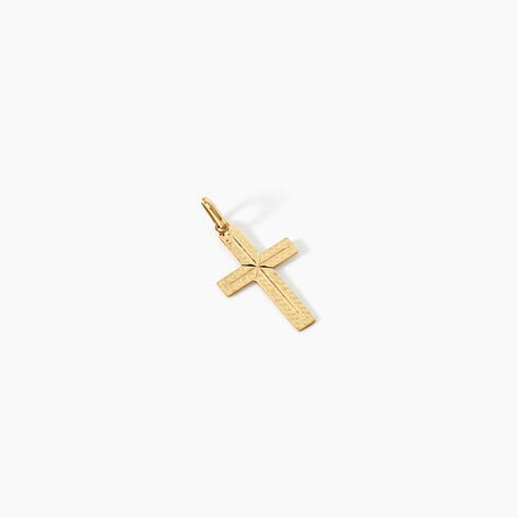 Pendentif Crawford Argent Dor&eacute; A L'Or 750/1000 - Pendentifs Communion Femme | Histoire d&rsquo;Or