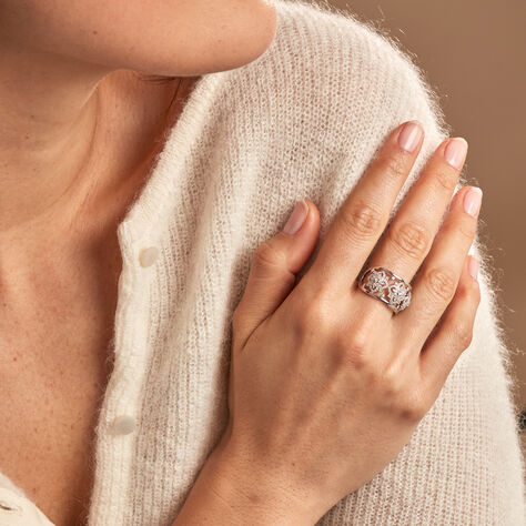 Bague Rosée Or Blanc Diamant - Bagues avec pierre Femme | Histoire d’Or