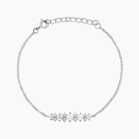 Bracelet Monique Argent Blanc Oxyde De Zirconium - Bracelets Femme | Histoire d’Or