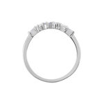 Bague Adonia Argent Blanc Oxyde De Zirconium Bleu - Bagues avec pierre Femme | Histoire d&rsquo;Or