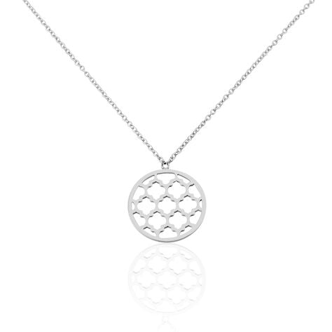 Collier Nevenka Acier Blanc - Colliers fantaisie Femme | Histoire d&rsquo;Or