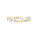 Bague Romane Or Jaune Diamant